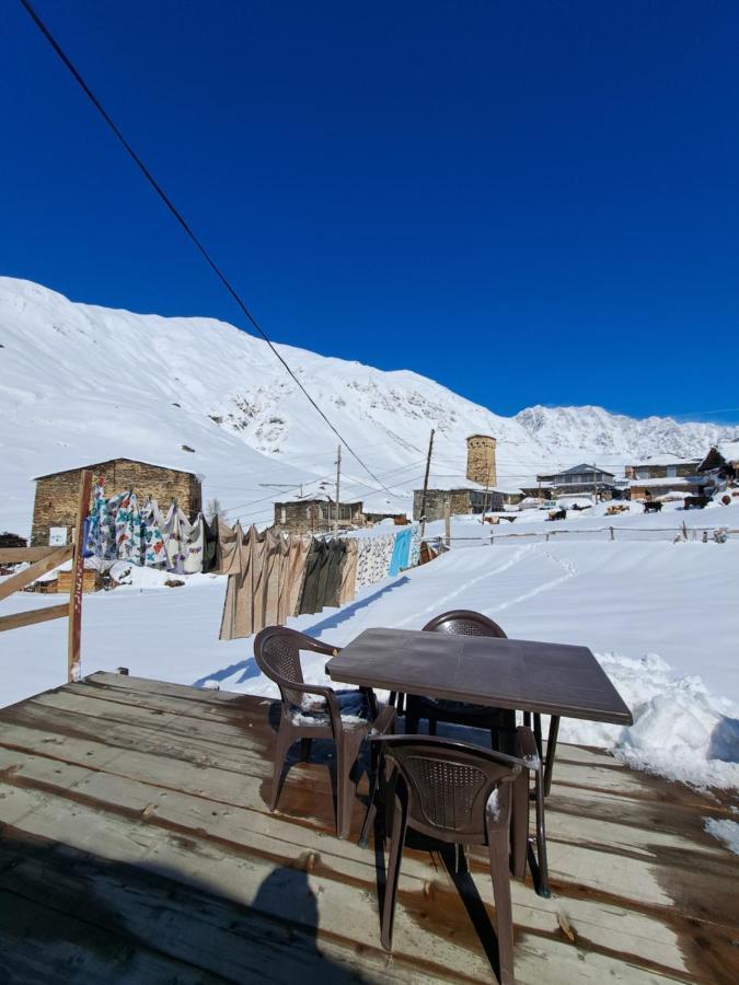 Chvibiani Guesthouse & Bar Uschguli Exterior foto